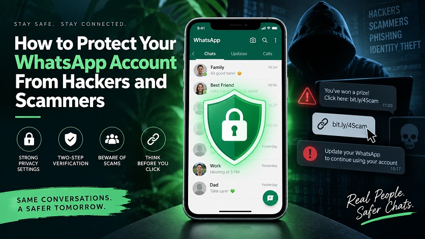 How to Protect Your WhatsApp Account From Hackers how to protect your whatsapp account from hackers and scammers – cyberhub ict